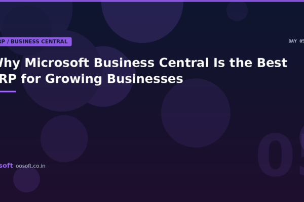 Why Microsoft Business Central Is the Best ERP for Growing Businesses