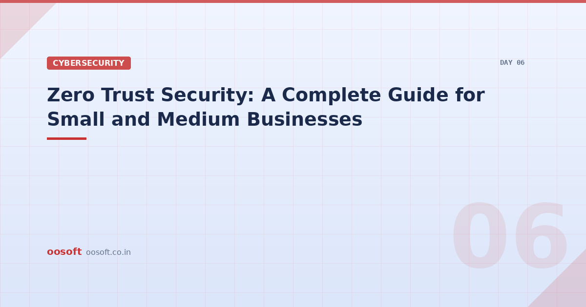 Zero Trust Security: A Complete Guide for Small and Medium Businesses